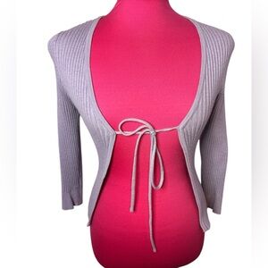 Light Purple Ribbed Cardigan, Pre-loved.